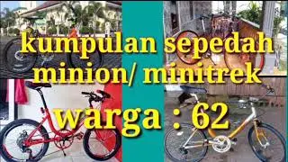 foto kumpulan sepeda minion upgrade terbaik/ minitrax indonesia