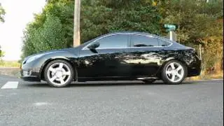 2009 3.7L Mazda 6 custom stainless exhaust system muffler.