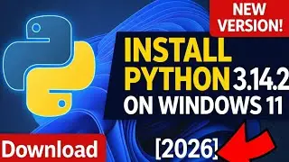How to install Python 3.14.2 on Windows 11 [2026] in HINDI | Python Installation