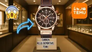⏱️ El mejor RELOJ de TEMU que parece de LUJO pero cuesta POCO 💸 | Review 2026 😱