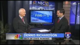 Five on 5  - Dennis Richardson  - Secretary of State Nominee