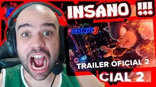 CARECA OURIÇO VENDO Sonic 3: O Filme | Trailer Oficial | DUB | Paramount Pictures Brasil - REACT