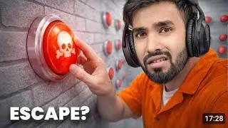 100 MYSTERIOUS BUTTONS BUT ONLY ONE LETS YOU ESCAPE....