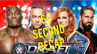 WWE Raw Results&mdash;Monday, October 4, 2021 Night 2 Draft 60 Second Recap