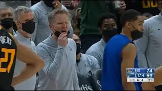 Steve Kerr is FURIOUS After This Foul Call On The Warriors!
