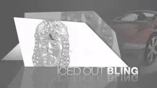 Platinum Jesus Piece Pendant & Chain Small