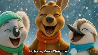 🎄 Ho Ho Ho Merry Christmas 🎄 | Aussie Animals Meet White Christmas ❄️Nuri Family