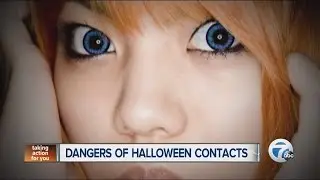 Dangers of Halloween contacts