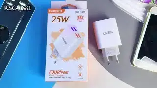 KSC-1681 XINTAI Series Four-Port Charger (European Standard) #factory #smartphone #charger #usbport