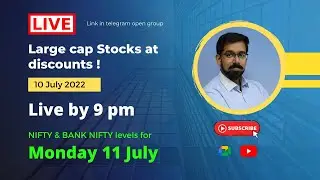 Tamil Large cap stocks discount nifty bank nifty levels | stocks and profits | share market training
