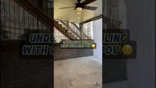 😎Under Deck Ceiling With Patio Curtains Customer POV #deckbuilder #deckbuilding