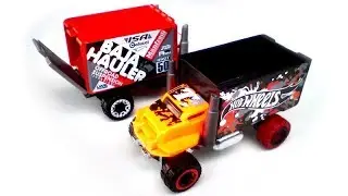 2019 vs 2017 Baja Hauler Hot Wheels diecast truck model