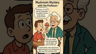 Funny Mushroom Joke &mdash; Professor&rsquo;s Hilarious Warning About Edible Mushrooms!