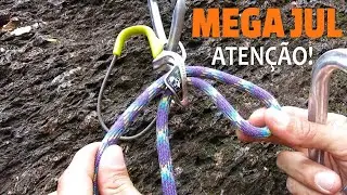 Megajul - Atenção ao dar segurança com corda fina | Atualização na descrição do video