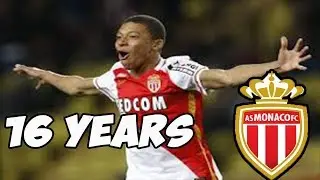 Kylian Mbapp&eacute; 16 years old Monaco Vs Tottenham ]
