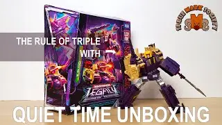 Anal-Retentive ASMR Transformers Legacy Triple Changer Blitzwing Unboxing