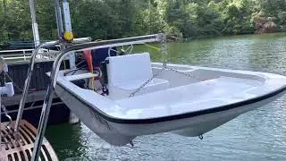 Dinghy Butler Hoisting BlueWater Baby