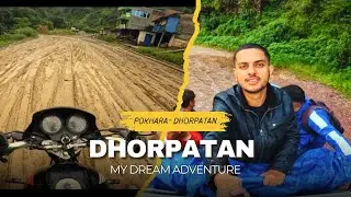 Pokhara to Dhorpatan in Honda Shine Bike😱 Day-1 || Road Condition 🛣️🥶 || Burtibang | Bukipatan ||