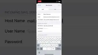 Como configurar contas de e-mail corporativo do Roundcube/Cpanel no iOS