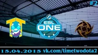 TT vs NiP  #2 (bo3) (Ru) | ESL One 2015  (15.04.2015)
