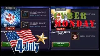 What July 4 & Cyber Monday Marvel Contest of Champions 2018 Deals Looked Like