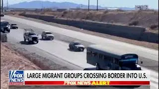 STUNNING: Fox News&rsquo; Bill Melugin: &ldquo;Wave After Wave After Wave&rdquo; Of Illegal Immigrants Crossing Border