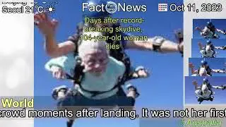 [Latest]Days after record-breaking skydive, 104-year-old woman dies