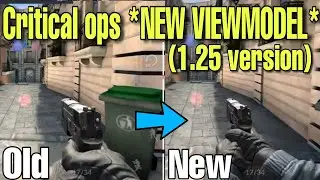 Critical ops 1.26 update *NEW VIEWMODEL* with *GUN COMPARISON* !! (1.26 beta leaks)