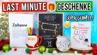 DIY Weihnachtsgeschenke selber machen 🎁Last Minute Geschenke schnell & günstig 🎁 Weihnachten 2019