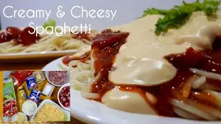 SUPER CREAMY & CHEESY SPAGHETTI | CREAMY WHITE SAUCE | NEGOSYO RECIPE