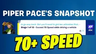 How to EASILY Exceed 70 Speed while driving a Vehicle - Fortnite Quest