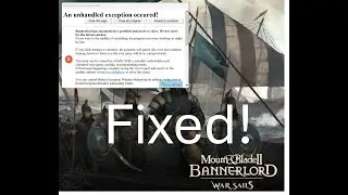 How to fix corrupted save file in Bannerlord with Realistic Battle Mod.