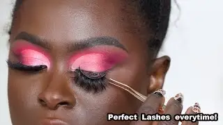 Try This For Perfect False Lashes Every Time.
