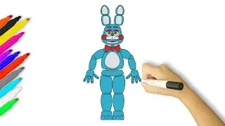 How to Draw Toy Bonnie | FNAF 2 Movie