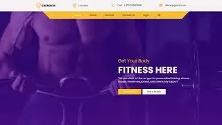 Gym Website Design Inspiration | HTML CSS Source Code Included