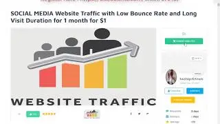 SOCIAL MEDIA Website Traffic with Low Bounce Rate and Long Visit Duration for 1 month On SEOClerks