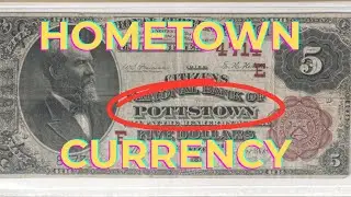 Rare 1882 $5 Pottstown National Bank Note &ndash; Hometown Treasure! #currencycollecting #nationalcurrency