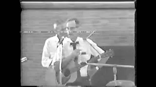 Asa Martin, Fiddlin Doc Roberts & James Roberts in concert on July 20, 1971.  Berea College.