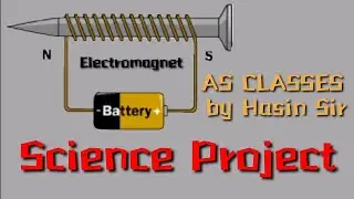 How to make an electromagnet | Electromagnet science project | AS CLASSES