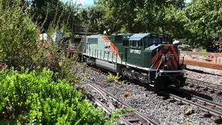 G scale SD70 UP & SP black widow