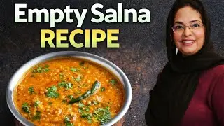 empty parotta salna recipe - street style | plain roadside parotta chalna | veg salna