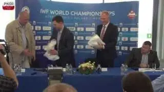 Konferencja przed Mistrzostwami Świata w podnoszeniu ciężarów