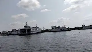 Phong cảnh bến phà an hòa 