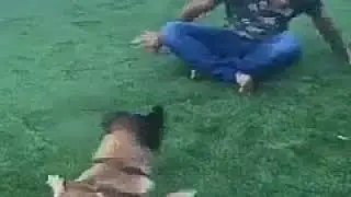 Dhoni Plays With His Dog | Dhoni's Dog Copied His Reactions | Dhoni and Sam
