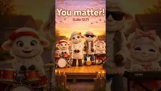 You Matter! 💛 | Luke 12:7 #shorts #Jesuslovesyou #BibleSingalongs #ForKids