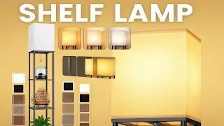 Shelf Floor Lamp Review &mdash; 3CCT LED Bulb, Storage Shelves & Linen Shade (63 Column Lamp) - PARTPHONER