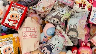 Labubu Stitch blindbox Unboxing with Asmr💕 Satisfying video No Talk Mystery box Haul 😍