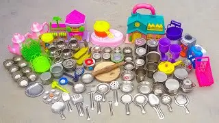 10:03 Minutes Satisfying with Unboxing Hello Kitty Barbie Kitchen Set | Miniature Kitchen Set Review