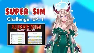 Maxing EVERY Skill and Aspiration in The Sims 4 Super Sim challenge! 🌼 EP 1