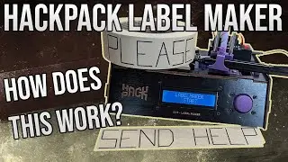 Write with Motors?  Building the Mark Rober Hack Pack Label Maker!